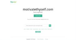 Desktop Screenshot of motivatethyself.com