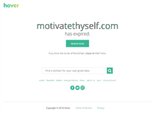 Tablet Screenshot of motivatethyself.com